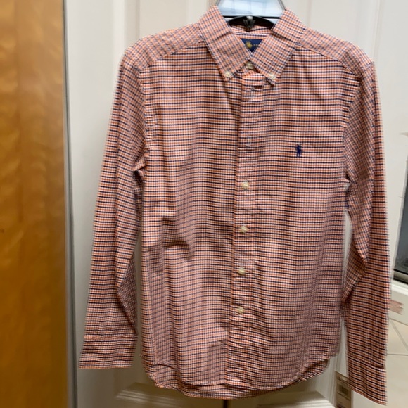 Ralph Lauren button down shirt, Boys size M (10-12), New with Tag - Picture 1 of 9